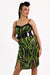 Green Tiki Tiger Pencil Dress