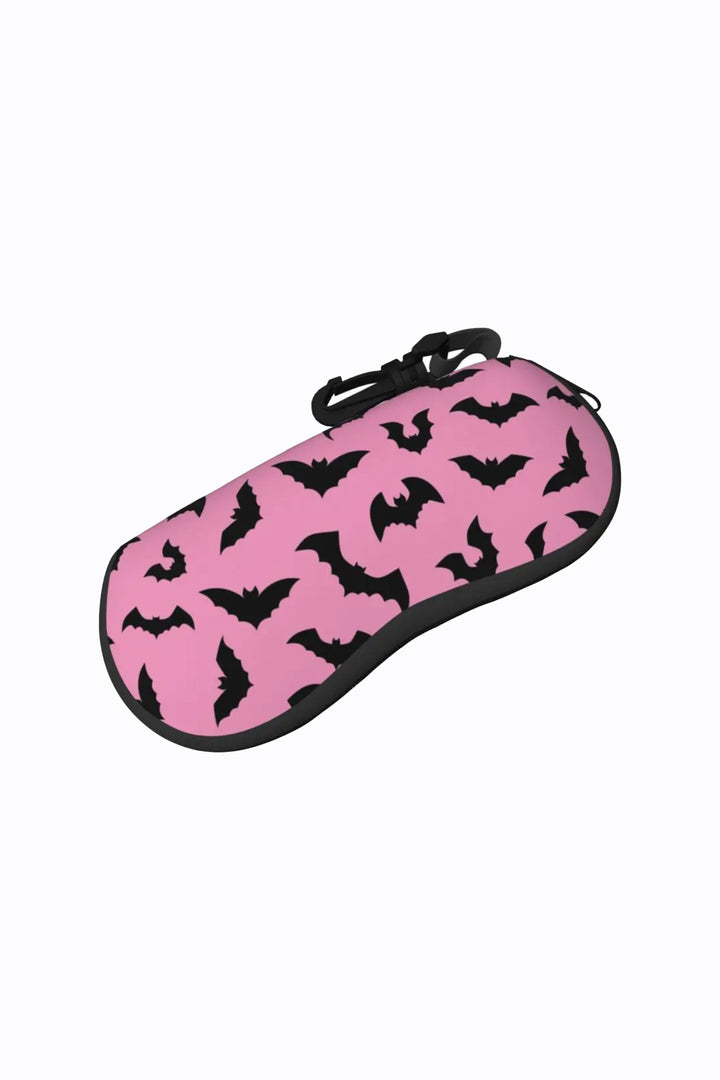 Pink Bat Sunglasses Case