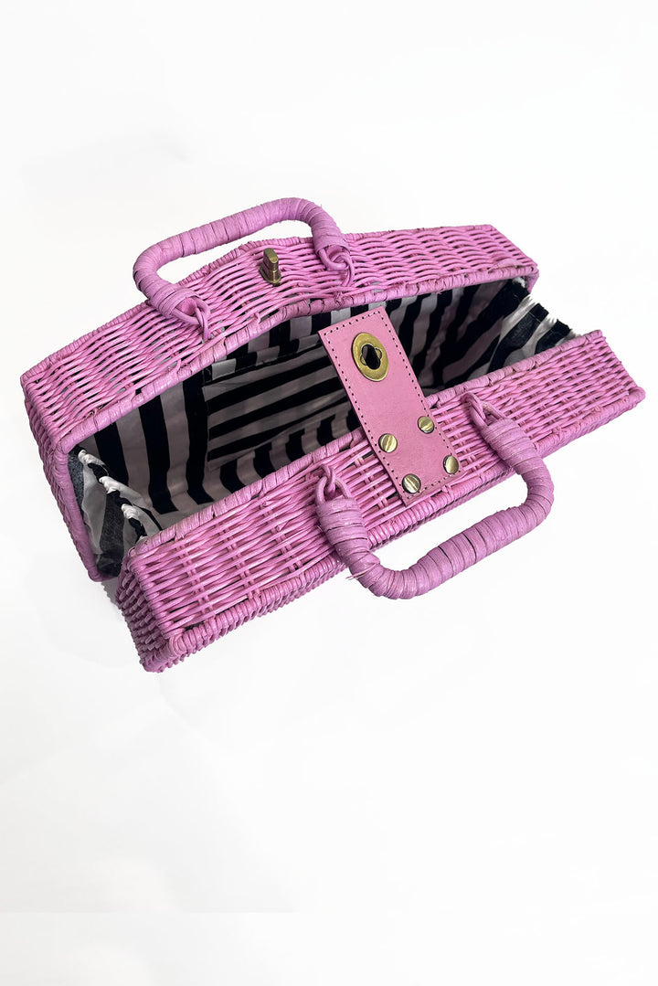 Pink Dead of Night Coffin Handbag