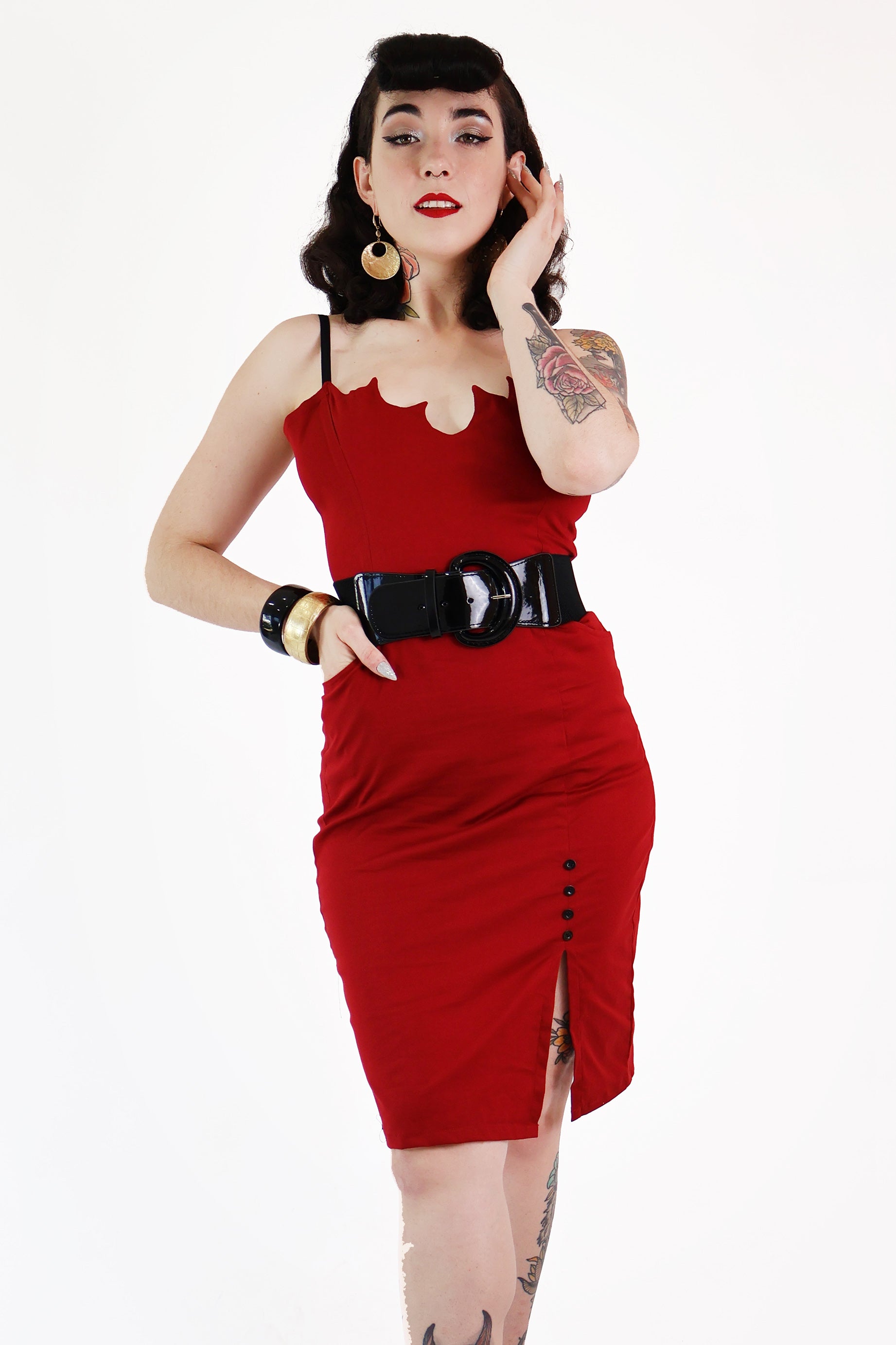 Boss Lady Wiggle Dress – Pinup Canada