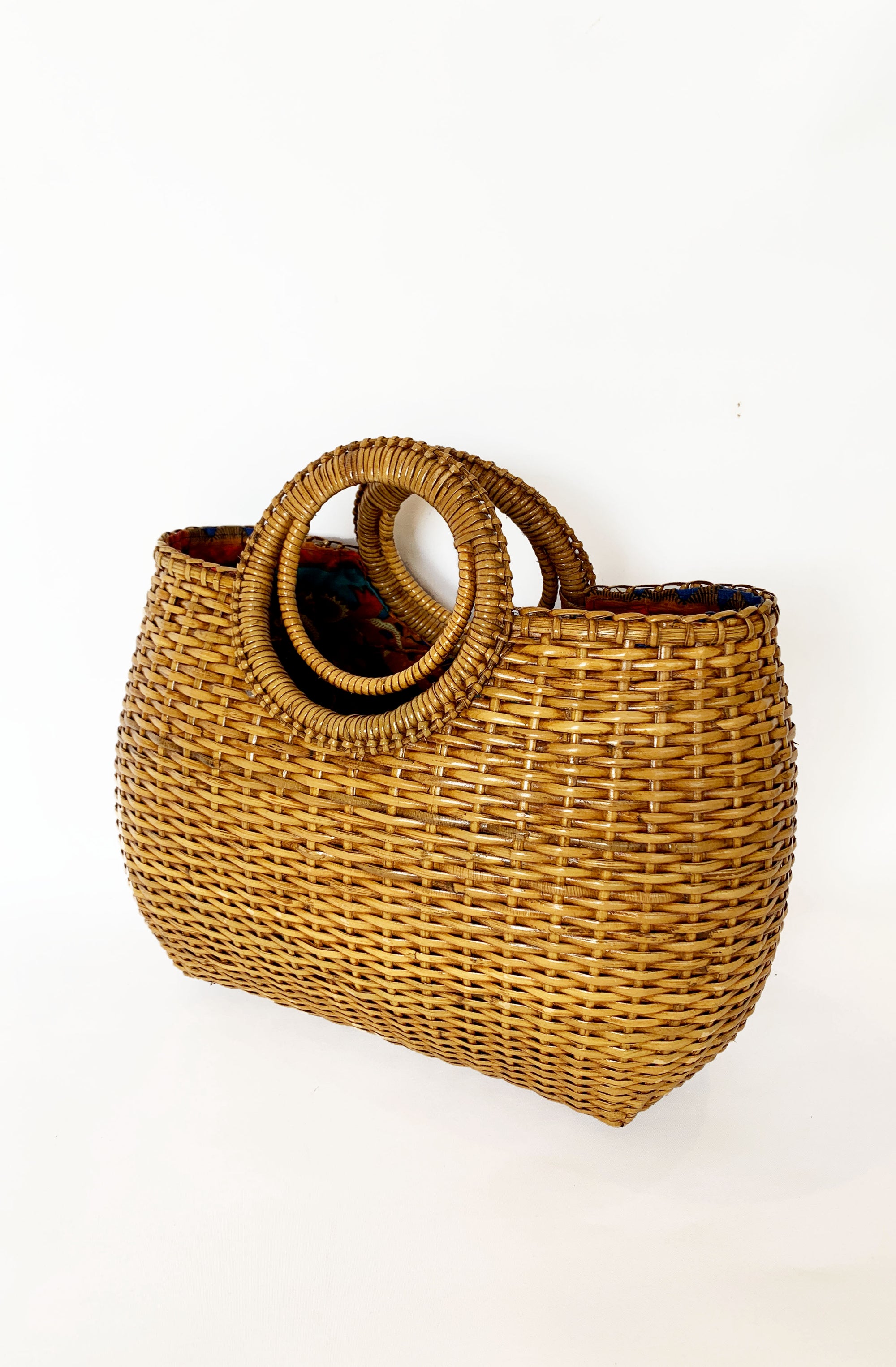 Vintage Rattan Basket Asian Design Purse with Brass Hardware - clothing &  accessories - by owner - apparel sale -...