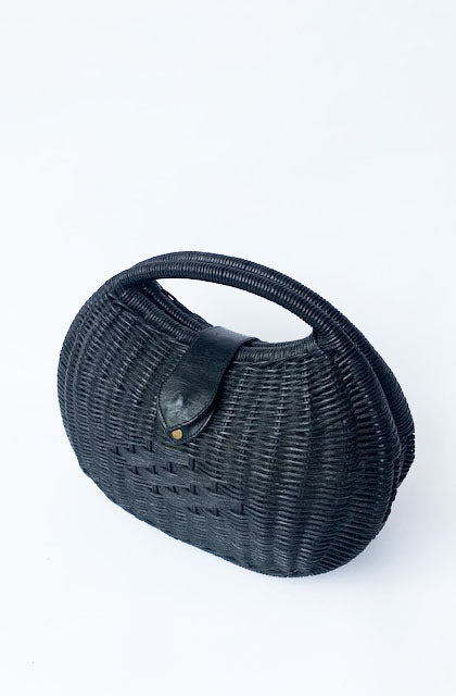 Retro Black Clutch Handbag