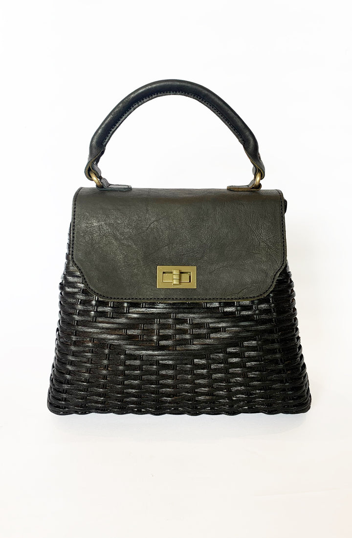 Black Darla Retro Handbag