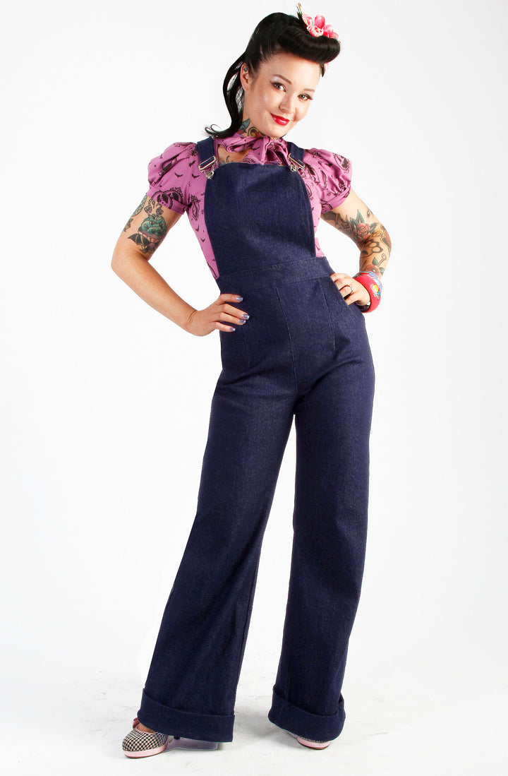 Denim 1940's Overalls