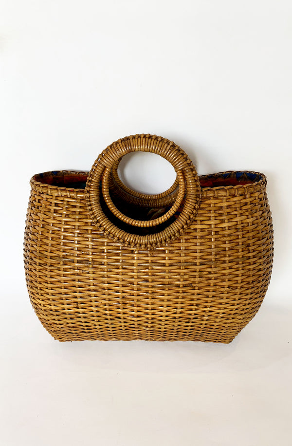 Wicker Basket Purse Bag Vintage Accessories – TALKING FASHION