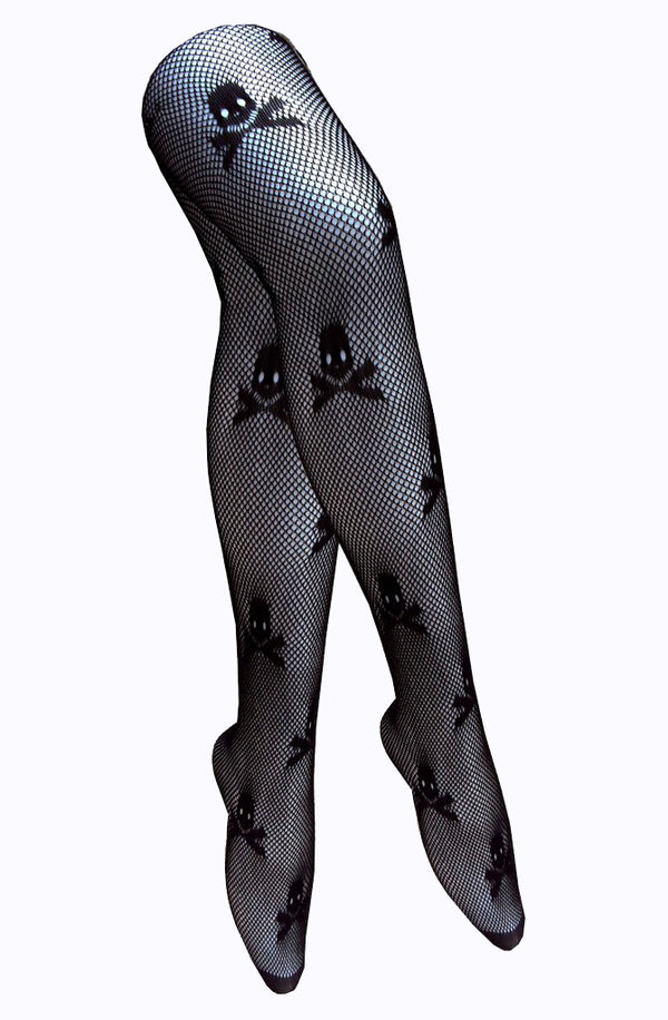 Spiderweb fishnet stockings